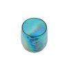 Better Homes & Gardens Hammered 19-Ounce Stemless Wine Glass, Luster Blue