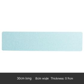 Diatomite Coaster Cup Bathroom Soap Box Hydrophilic Pad (Option: Green 30x8cm)