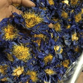 Blue Lotus Dried Flowers Natural Drying Non-drying Fragrance Lasting Rich Selection Dry Lotus (Option: 50g)